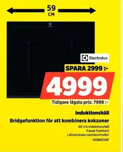 Power Electrolux Induktionshäll HOB655NF erbjuda