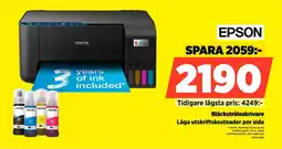Power EPSON Bläckstråleskrivare EPSET2861 erbjuda