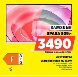Power SAMSUNG ViewFinity S7 LS32D701EAUXE erbjuda