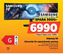 Power SAMSUNG Odyssey G9 LS49FG916EUXE erbjuda