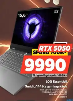 Power Lenovo LOQ Essentiell 83SC001BMX erbjuda