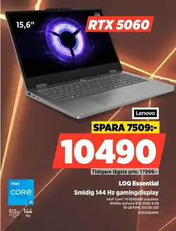 Power Lenovo LOQ Essential 83SC001AMX erbjuda