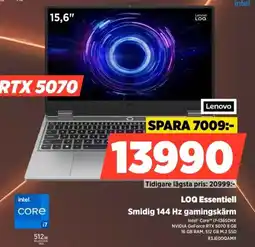 Power Lenovo LOQ Essentiell 83JE0OQAMX erbjuda