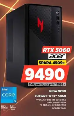 Power ACER Nitro N200 DGBQBEQOOJ erbjuda
