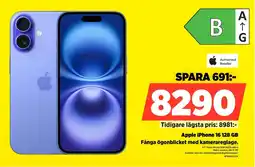 Power Apple iPhone 16 128 GB IP16128GULM erbjuda