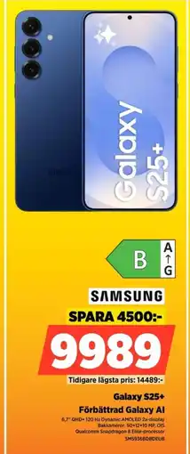 Power SAMSUNG Galaxy S25+ SMS936BDBDEUB erbjuda