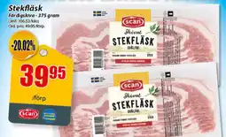 Extra Mjällby Stormarknad Scan Stekfläsk erbjuda