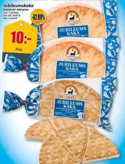 Extra Mjällby Stormarknad Polarbröd Jubileumskaka erbjuda