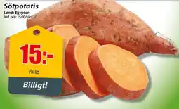 Extra Mjällby Stormarknad Sötpotatis erbjuda