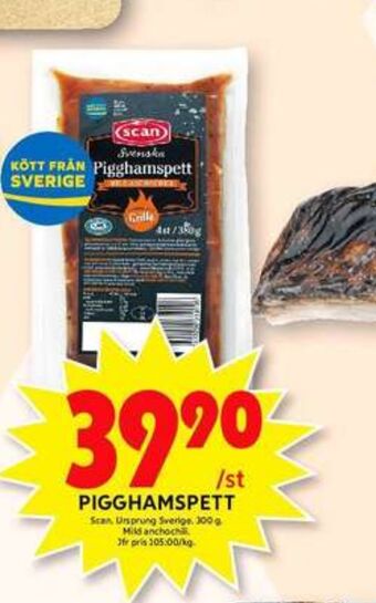 ICA Maxi Scan Piggham Grillspett erbjuda