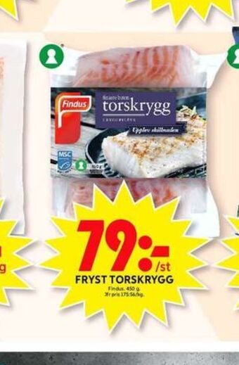 ICA Maxi Findus Torskfilé erbjuda
