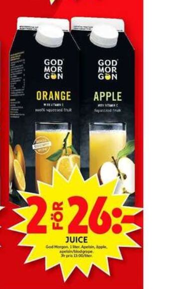 ICA Maxi God Morgon Juice erbjuda