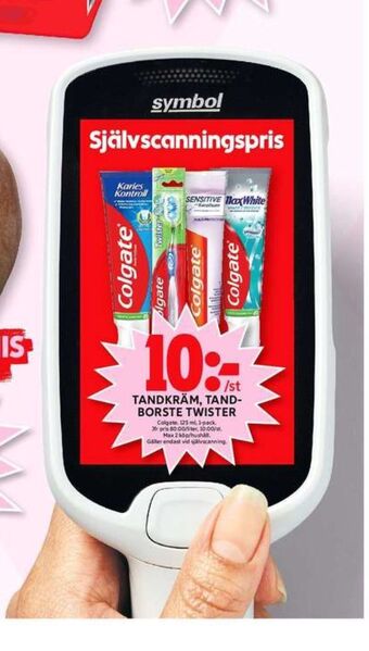 ICA Maxi Colgate Tandborste erbjuda