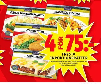 ICA Maxi Dafgårds Färdigrätter erbjuda