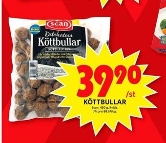 ICA Maxi Scan Köttbullar erbjuda