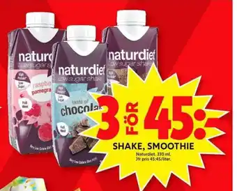 ICA Maxi Naturdiet Smoothie erbjuda