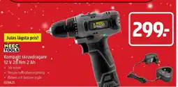 Jula Kompakt skruvdragare 12 V 28 Nm 2 Ah erbjuda