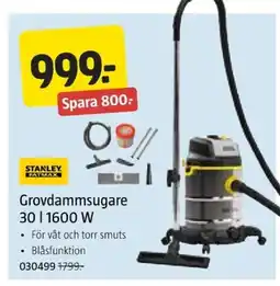 Jula Grovdammsugare 30 | 1600 W erbjuda