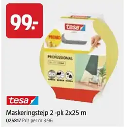 Jula Maskeringstejp 2-pk erbjuda