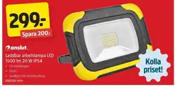 Jula Laddbar arbetslampa LED 1500 Im 20 W IP54 erbjuda