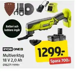 Jula Multiverktyg 18 V 2,0 Ah erbjuda