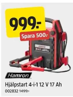 Jula Hamron Hjälpstart 4-i-1.12 V 17 Ah erbjuda