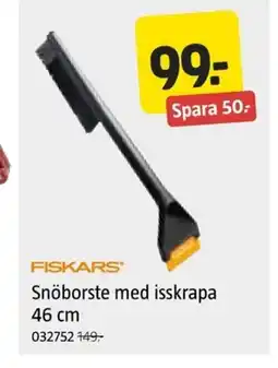 Jula FISKARS Snöborste med isskrapa erbjuda