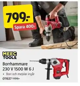 Jula Borrhammare 230 V 1500 W 6 J erbjuda