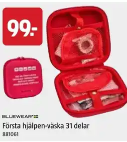Jula Första hjälpen-väska 31 delar erbjuda