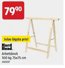 Jula Arbetsbock 100 kg 75 x 75 cm erbjuda