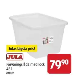 Jula Förvaringslåda med lock erbjuda