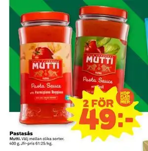 Stora Coop Pastasås erbjuda