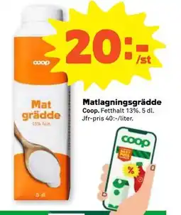 Stora Coop Matlagningsgrädde erbjuda
