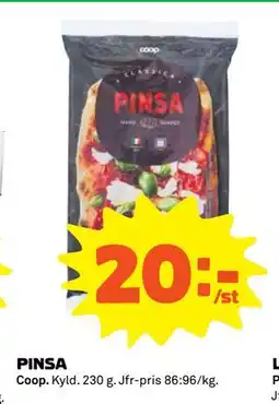 Stora Coop PINSA, Medlemspris erbjuda