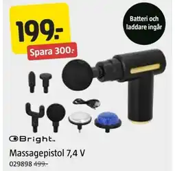 Jula Massagepistol 7,4 V erbjuda