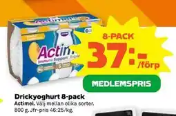 Stora Coop Drickyoghurt 8-pack, Medlemspris erbjuda