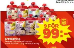 Stora Coop Grötklämmis erbjuda