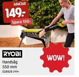 Jula RYOBI Handsåg erbjuda