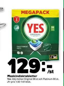 Stora Coop Maskindisktabletter erbjuda