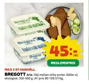 BREGOTT, Medlemspris
