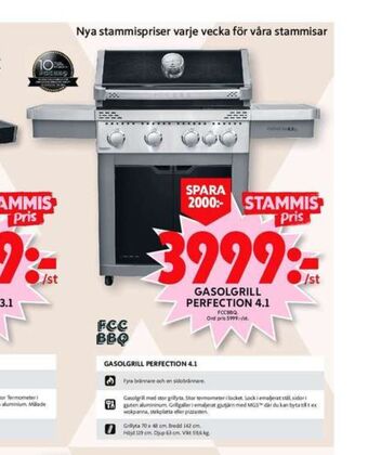 ICA Maxi FCC BBQ Gasolgrill erbjuda