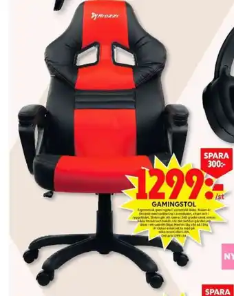 ICA Maxi Arozzi Gamingstol erbjuda