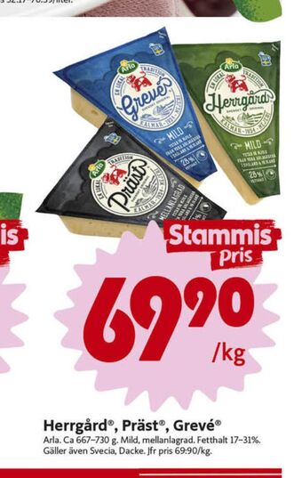 ICA Nära Arla Prästost erbjuda