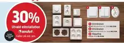 Jula 30% Utvald elinstallation erbjuda