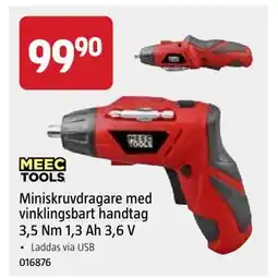 Jula Miniskruvdragare med vinklingsbart handtag 3,5 Nm 1,3 Ah 3,6 V erbjuda