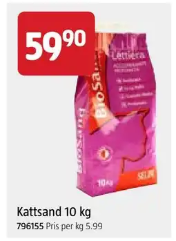 Jula Kattsand 10 kg erbjuda