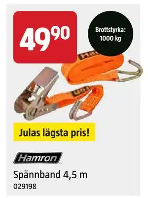 Jula Spännband 4,5 m erbjuda
