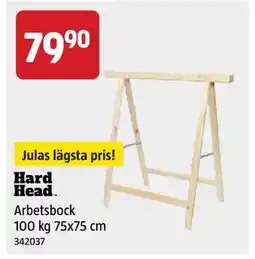 Jula Arbetsbock 100 kg 75x75 cm erbjuda