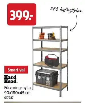 Jula Förvaringshylla 90x180x45 cm erbjuda