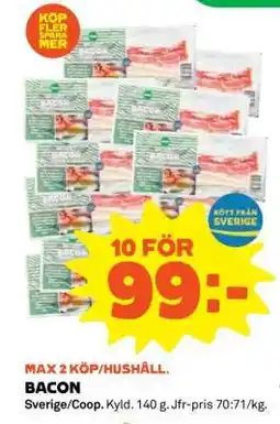 Coop BACON erbjuda
